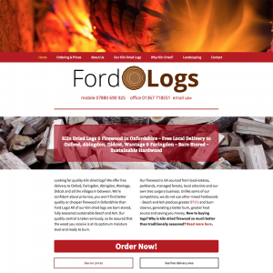 Website Design for Ford Logs
